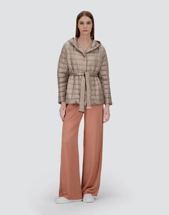 Herno NYLON ULTRALIGHT JACKET Dove Grey Women Parka and Jackets