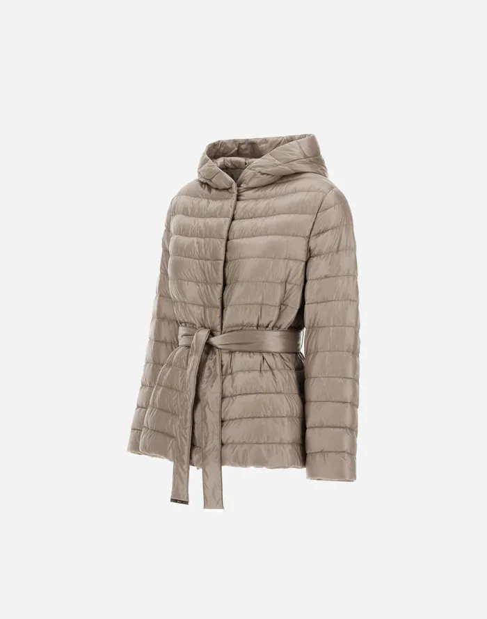 Herno NYLON ULTRALIGHT JACKET Dove Grey Women Parka and Jackets
