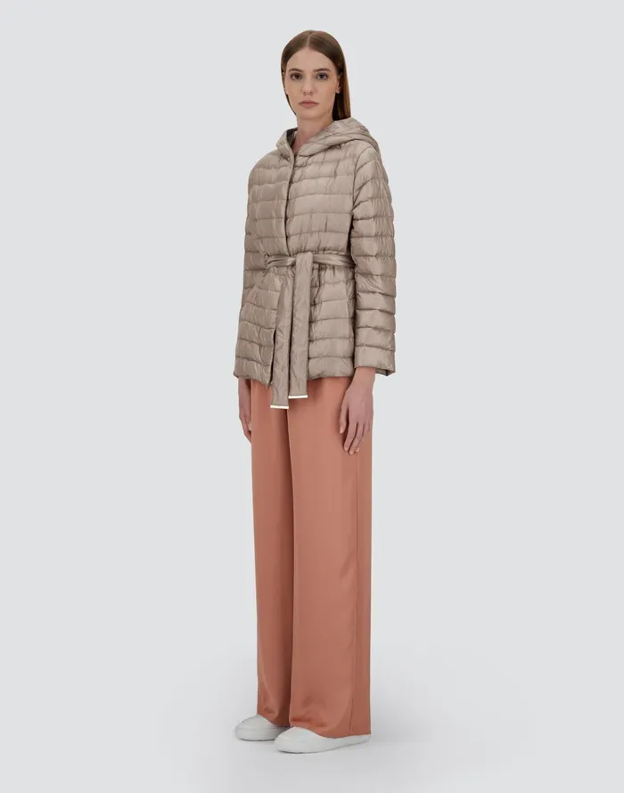 Herno NYLON ULTRALIGHT JACKET Dove Grey Women Parka and Jackets