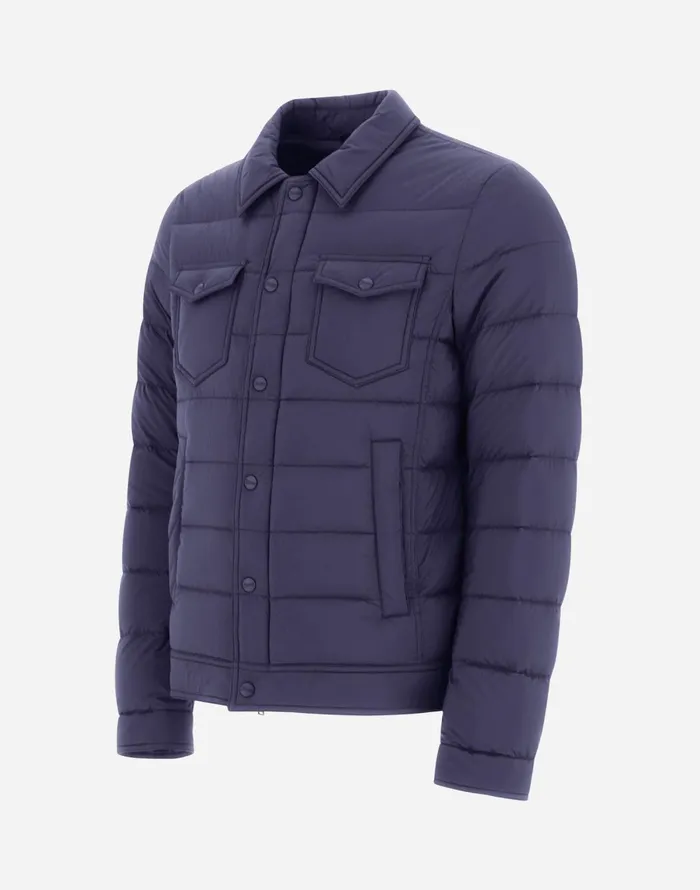 Herno PIUMINO GIUBBOTTO LEGEND New Blue Men Parka and Jackets Herno PIUMINO GIUBBOTTO LEGEND New Blue Men Parka and Jackets