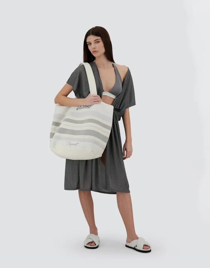 Herno RESORT BAG Greycream Women Bags