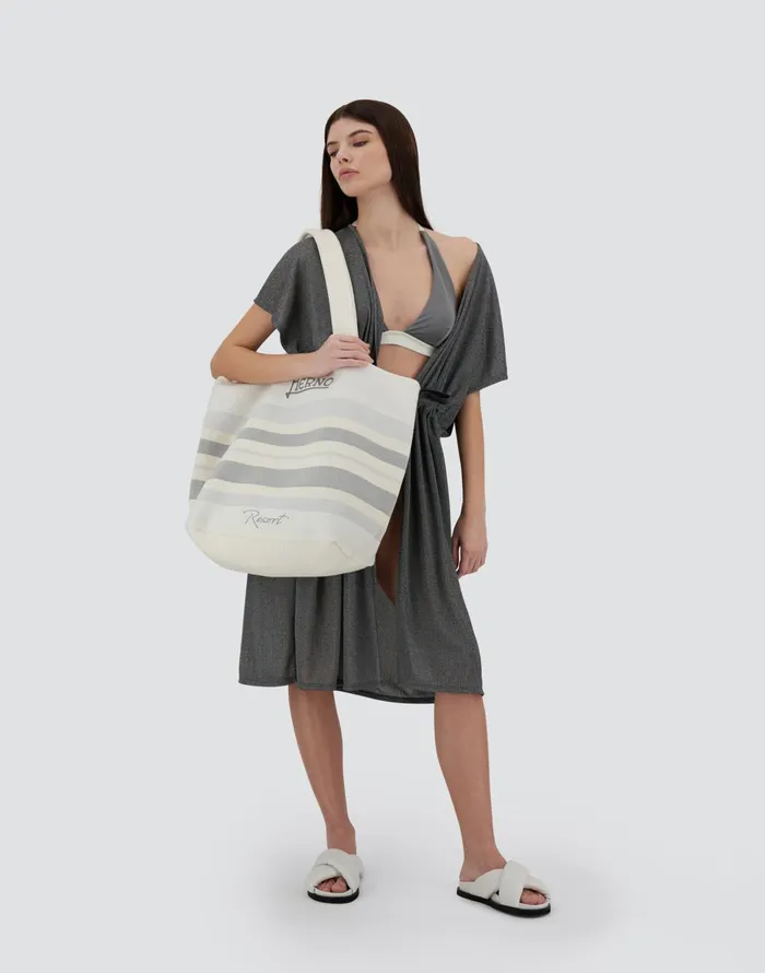 Herno RESORT BAG Greycream Women Bags