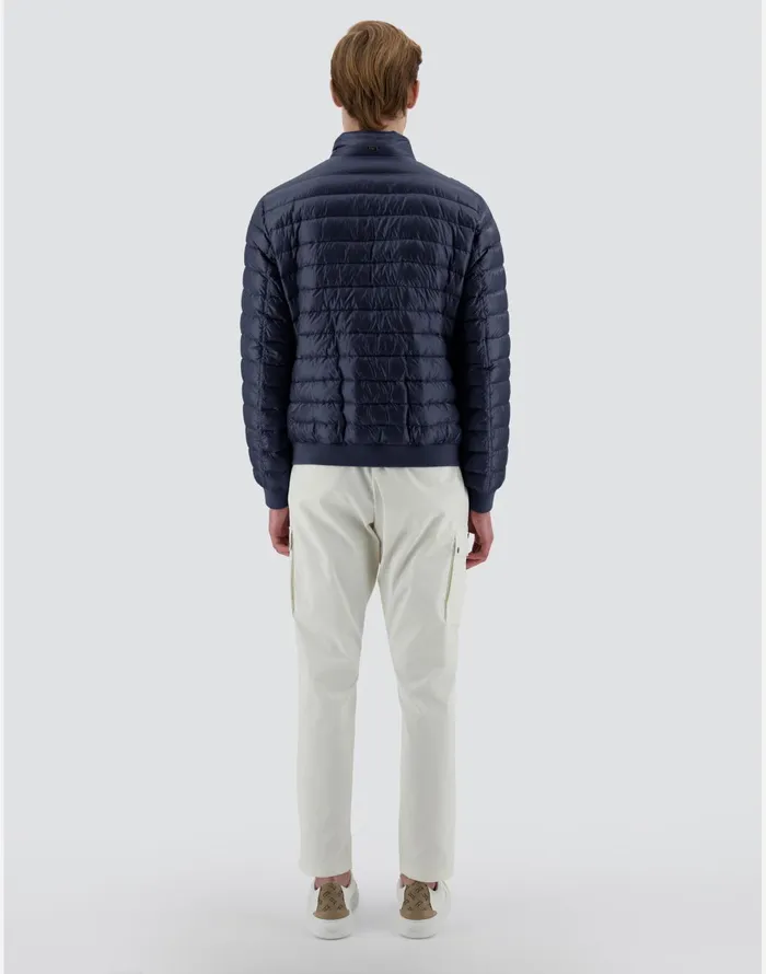 Herno RESORT BOMBER JACKET IN NYLON ULTRALIGHT Navy Blue Men Ultralight Down Jackets