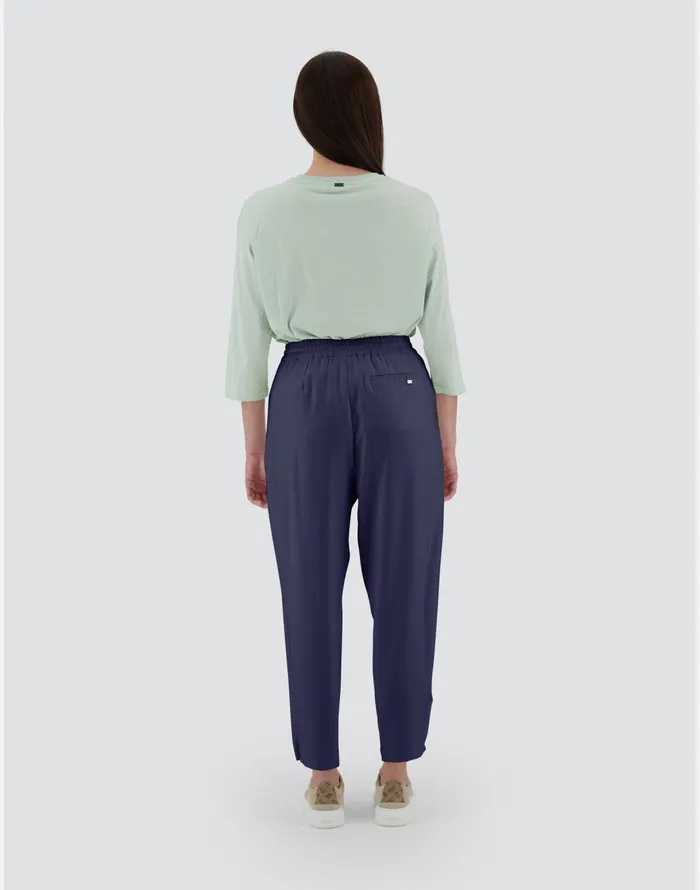 Herno RESORT TROUSERS IN CASHMERE SILK Denim Women Trousers