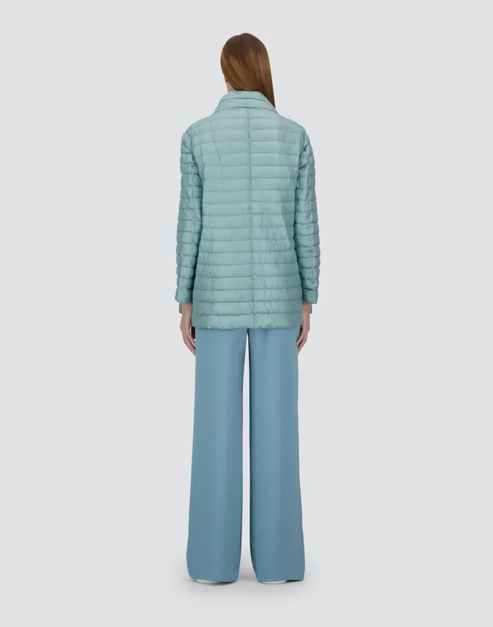 Herno REVERSIBLE ASHAPE JACKET IN NYLON ULTRALIGHT Icelight Blue Women AShape
