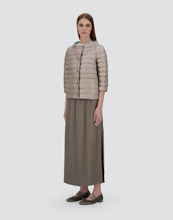 Herno REVERSIBLE CAPE NYLONULTRALIGHT Light Blueice Women Capes