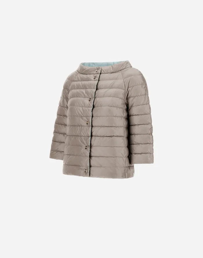 Herno REVERSIBLE CAPE NYLONULTRALIGHT Light Blueice Women Capes