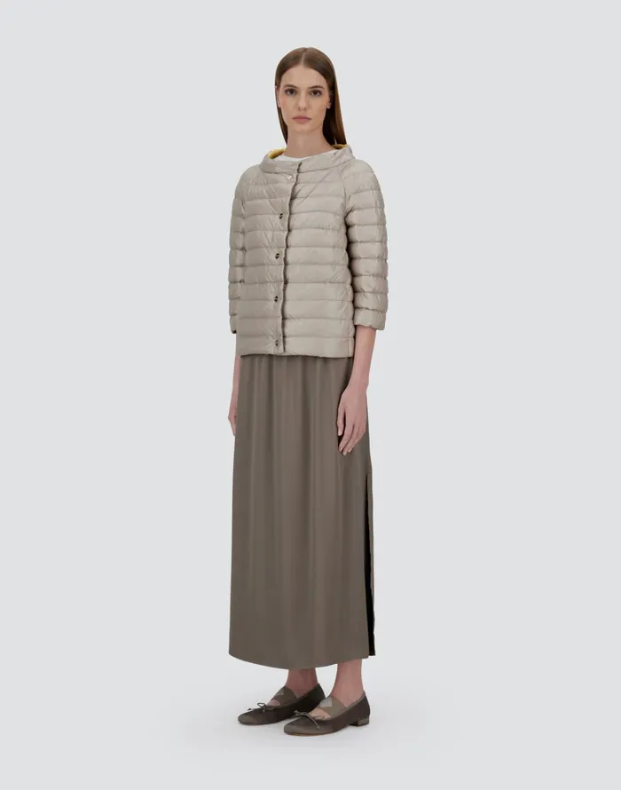Herno REVERSIBLE CAPE NYLONULTRALIGHT Yellowchantilly Women Capes