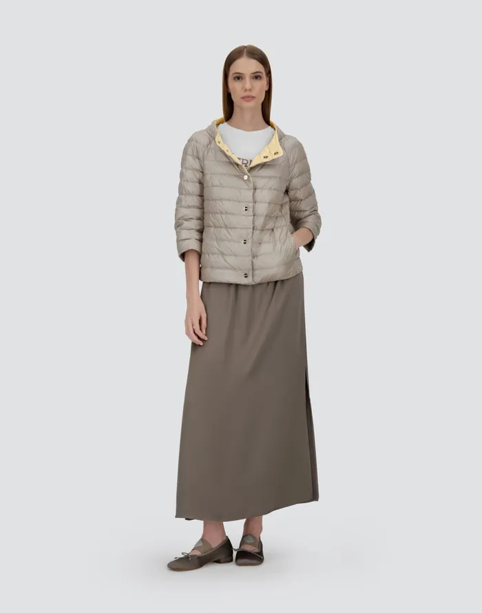 Herno REVERSIBLE CAPE NYLONULTRALIGHT Yellowchantilly Women Capes