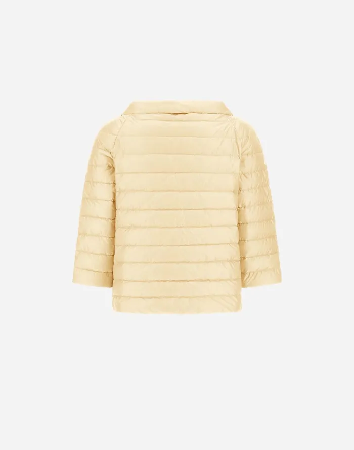 Herno REVERSIBLE CAPE NYLONULTRALIGHT Yellowchantilly Women Capes