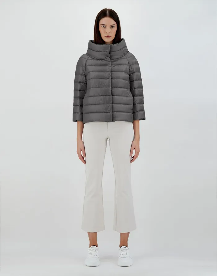 Herno SOFIA Grey Women Ultralight Down Jackets
