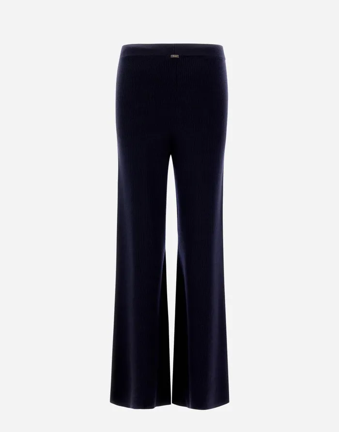 Herno TROUSERS IN ENDLESS Dark Blue Women Knitwear