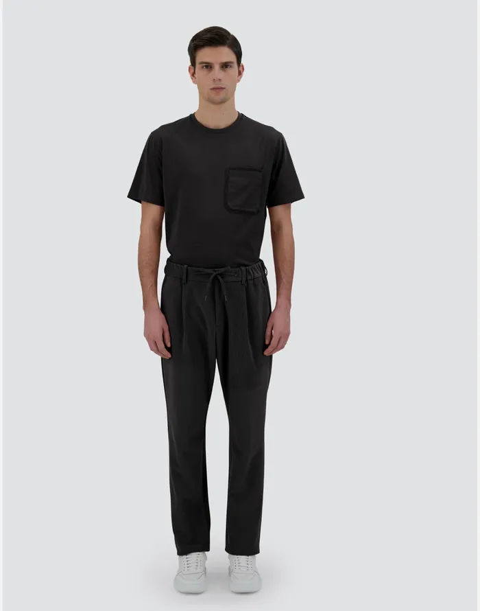 Herno TROUSERS IN LINEN VELVET Grey Men Trousers
