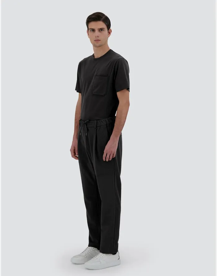 Herno TROUSERS IN LINEN VELVET Grey Men Trousers