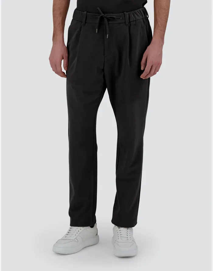 Herno TROUSERS IN LINEN VELVET Grey Men Trousers