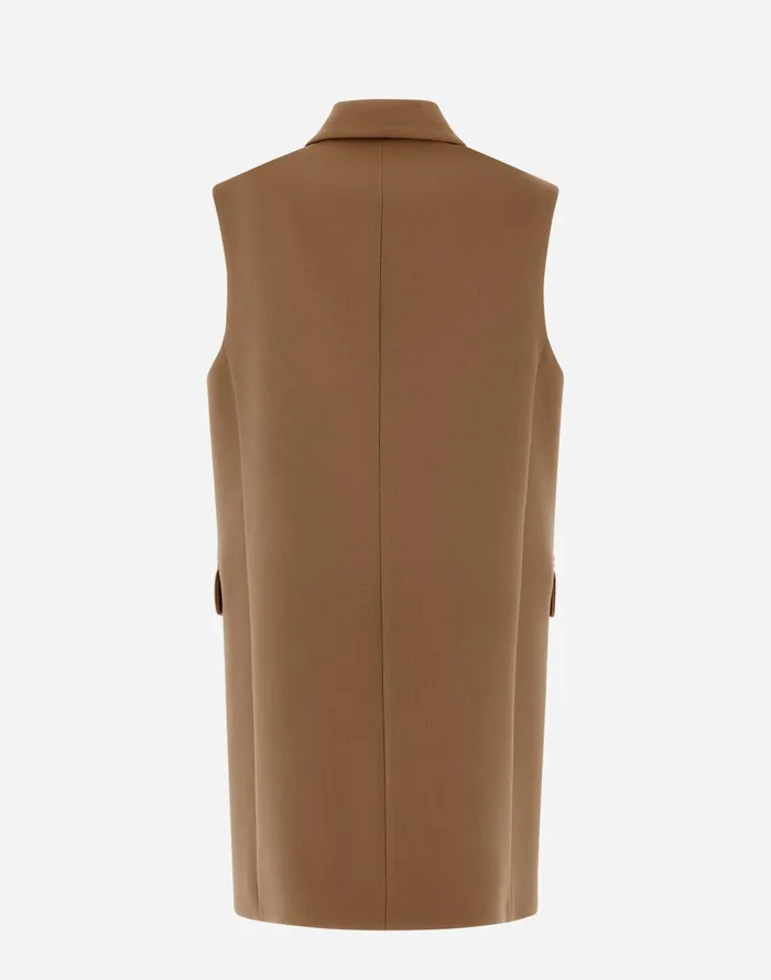 Herno VEST IN EVERYDAY Camel Women Vests