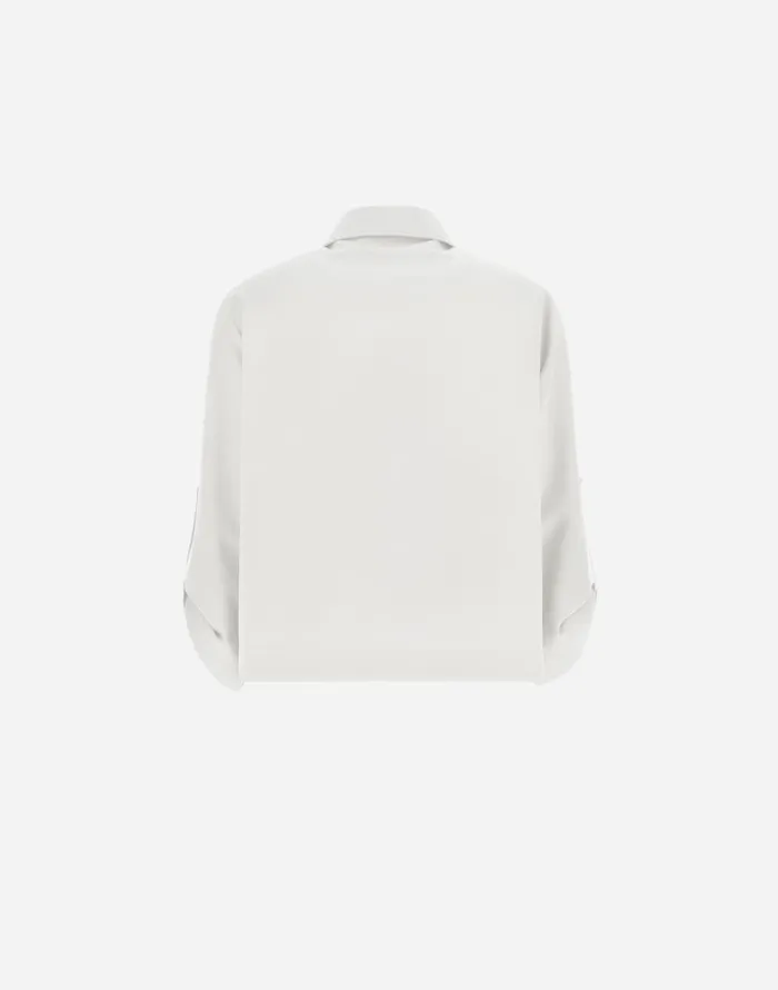 Herno VISCOSEEFFECT SHACKET Grey Pearl Women Shackets