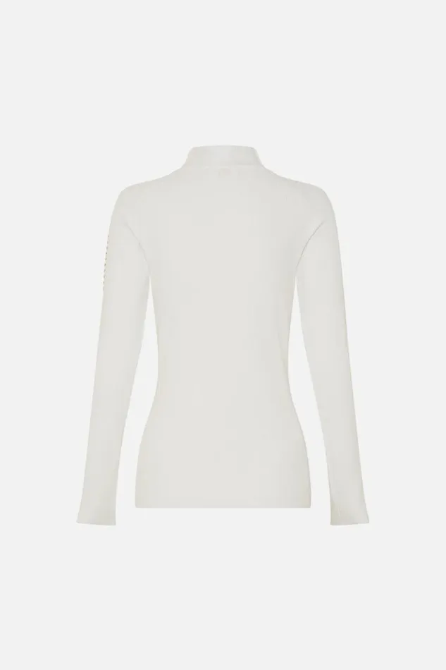 HIGH NECK KNIT TOP VALLEY OF THE QUEENS Valley Of The Queens Womens Camilla Knitwear