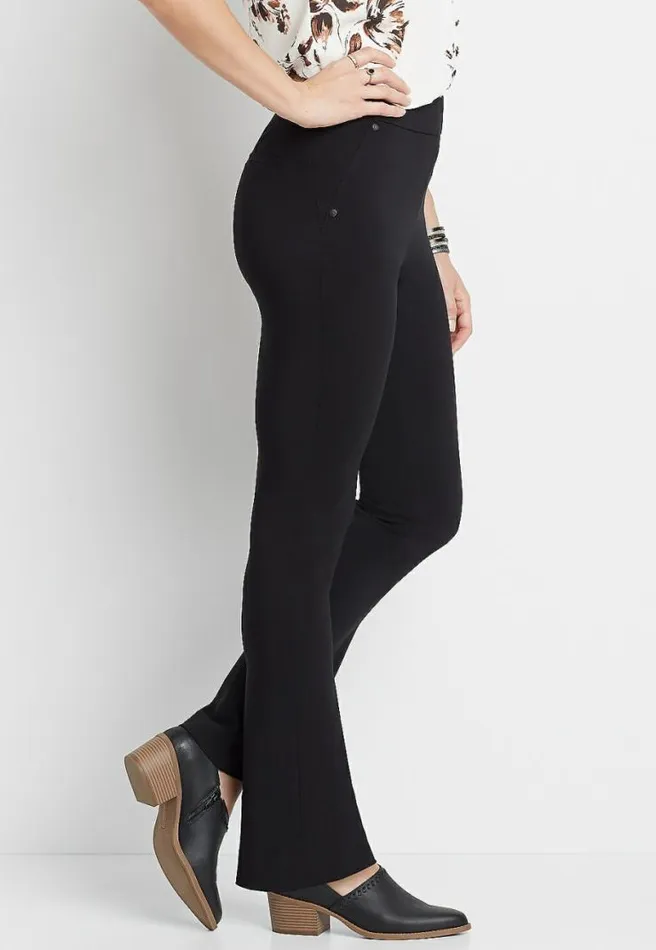 High Rise Bengaline Bootcut Pant Women Maurices Bottoms