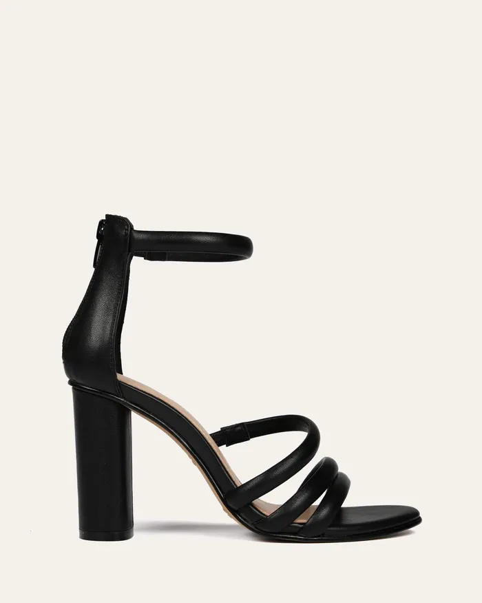 HIGH SANDALS Pippin high heel sandals black leather 8211 jomercer Women