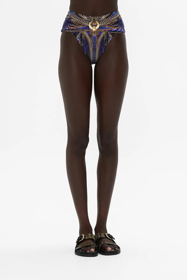 HIGH WAIST PANT WITH TRIM OTHER SIDE OF THE OASIS Other Side Of The Oasis Womens Camilla Resort Wear