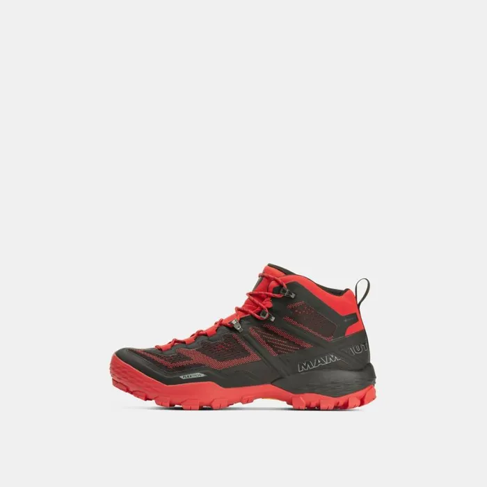 Hiking Shoes Men Mammut Ducan Mid GTX Dark Spicyblack