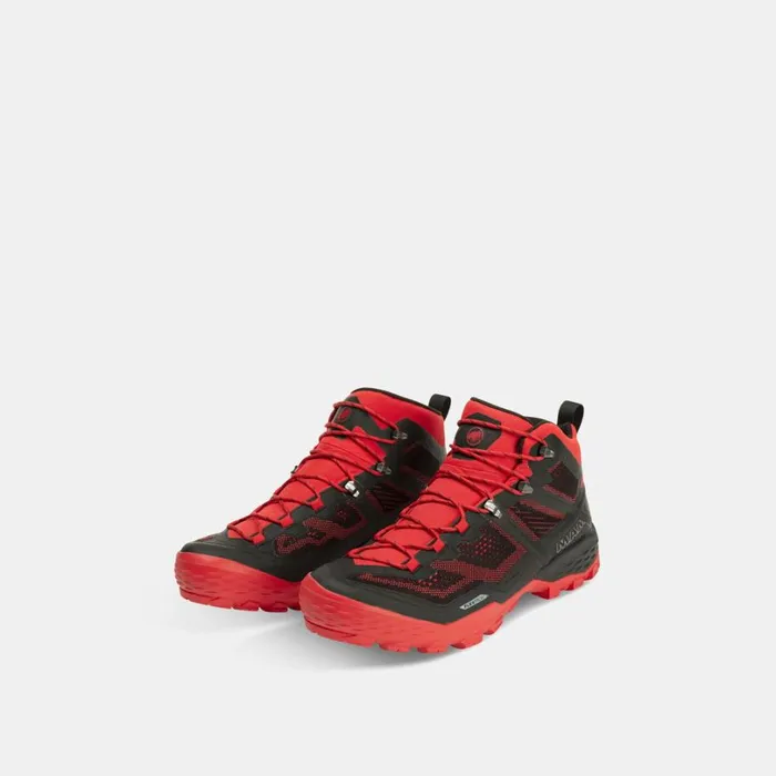 Hiking Shoes Men Mammut Ducan Mid GTX Dark Spicyblack Hiking Shoes Men Mammut Ducan Mid GTX Dark Spicyblack