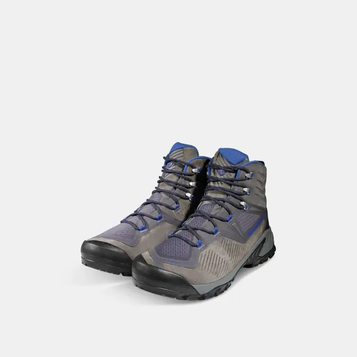 Hiking Shoes Men Mammut Sapuen High GTX Dark Titaniumdark Ice Hiking Shoes Men Mammut Sapuen High GTX Dark Titaniumdark Ice