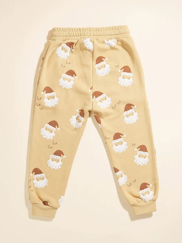Ho Ho Santa Jogger Sweatpants By Rylee Cru Gold Boy Altar039d State Bottoms Ho Ho Santa Jogger Sweatpants By Rylee Cru Gold Boy Altar039d State Bottoms