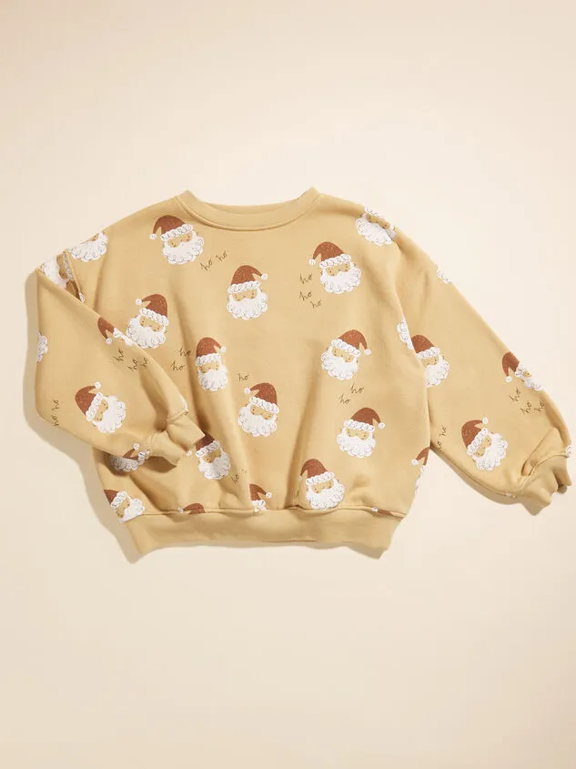 Ho Ho Santa Sweatshirt By Rylee Cru Gold Boy Altar039d State Tops Ho Ho Santa Sweatshirt By Rylee Cru Gold Boy Altar039d State Tops