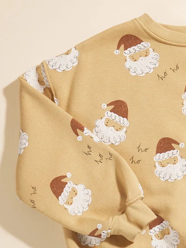 Ho Ho Santa Sweatshirt By Rylee Cru Gold Boy Altar039d State Tops Ho Ho Santa Sweatshirt By Rylee Cru Gold Boy Altar039d State Tops