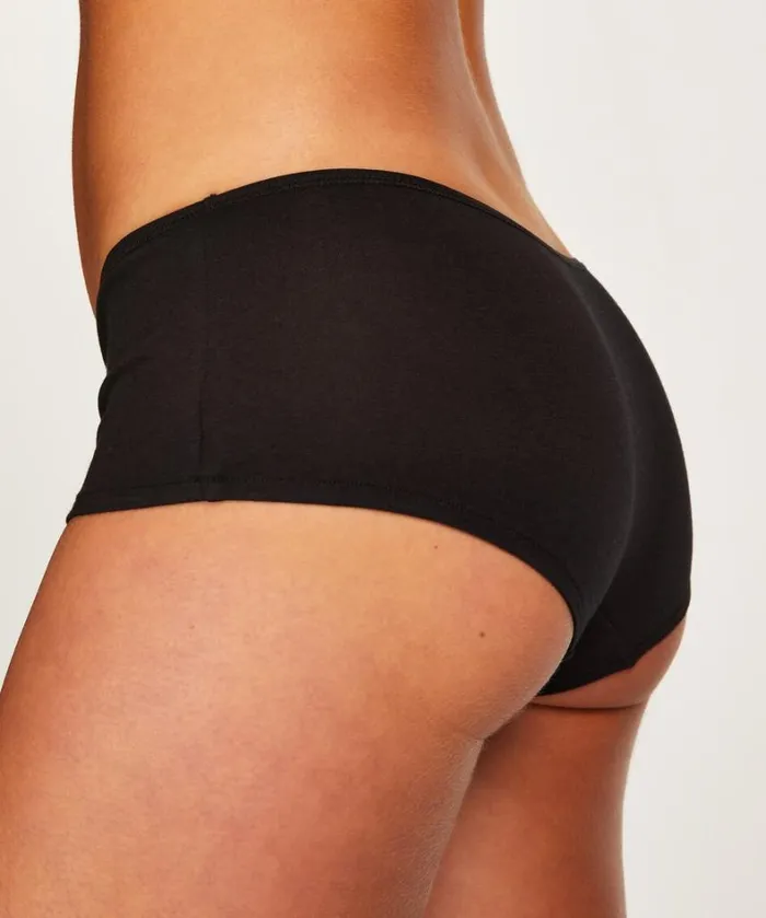 Hunkemller 2 Cotton Boxers Kim 8211 Black Black 8211 Women Hunkemller 2 Cotton Boxers Kim 8211 Black Black 8211 Women