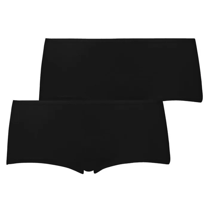 Hunkemller 2 Cotton Boxers Kim 8211 Black Black 8211 Women Hunkemller 2 Cotton Boxers Kim 8211 Black Black 8211 Women