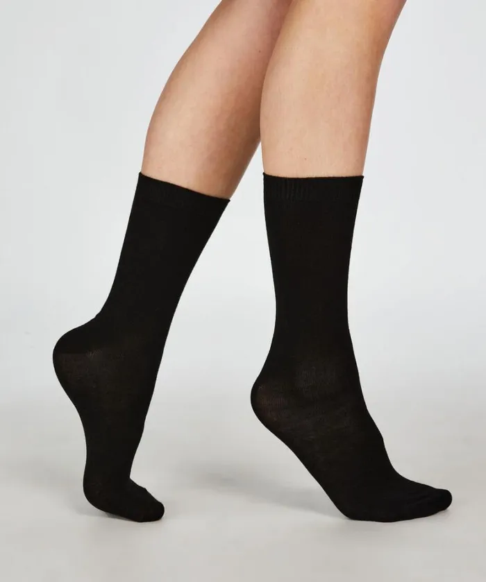 Hunkemller 2Pack Ankle Socks 8211 Black Black 8211 Women