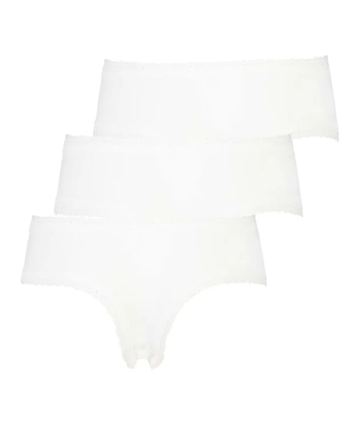 Hunkemller 3Pack London Brazilian 8211 White White 8211 Women Hunkemller 3Pack London Brazilian 8211 White White 8211 Women