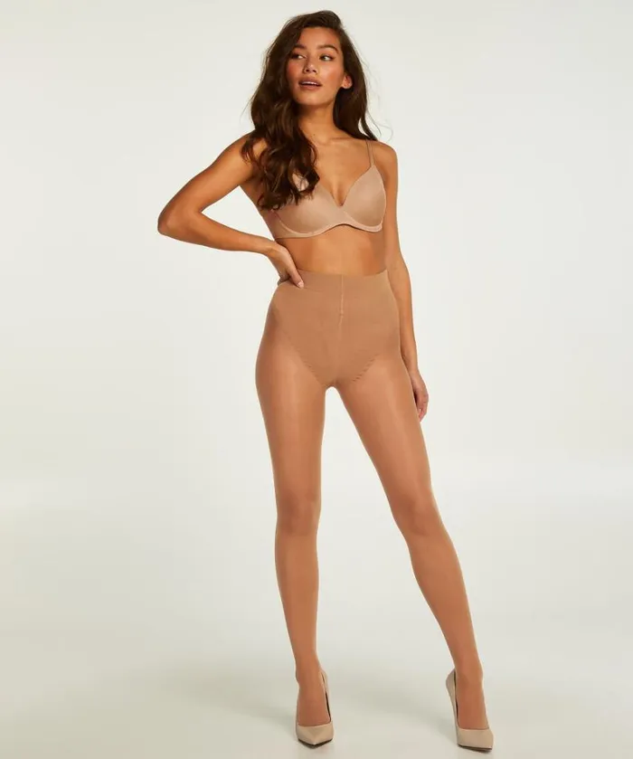 Hunkemller 30 Denier Corrective Tights 8211 Beige Beige 8211 Women