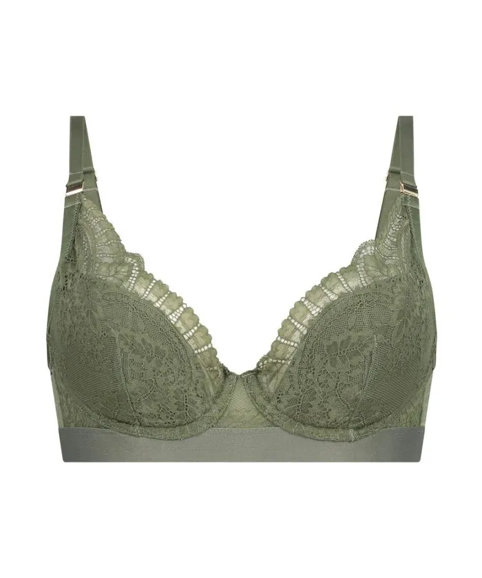 Hunkemller Adeliaide Padded Underwired Bra 8211 Green Green 8211 Women Hunkemller Adeliaide Padded Underwired Bra 8211 Green Green 8211 Women