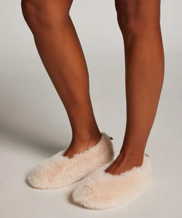 Hunkemller Ballerina Slippers 8211 White White 8211 Women