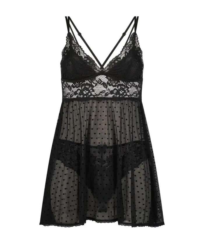 Hunkemller Beatriz Babydoll 8211 Black Black 8211 Women Hunkemller Beatriz Babydoll 8211 Black Black 8211 Women