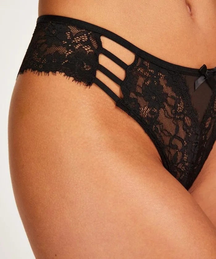 Hunkemller Belle High Leg Brazilian 8211 Black Black 8211 Women Hunkemller Belle High Leg Brazilian 8211 Black Black 8211 Women