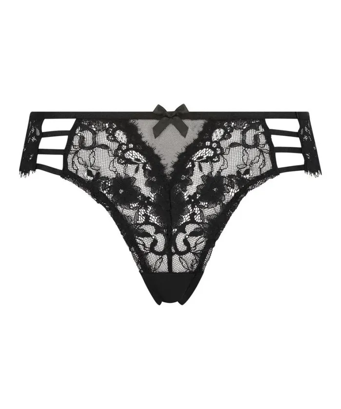 Hunkemller Belle High Leg Brazilian 8211 Black Black 8211 Women Hunkemller Belle High Leg Brazilian 8211 Black Black 8211 Women