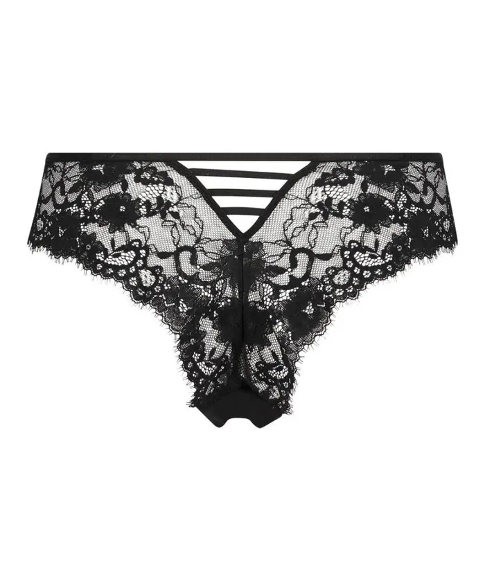 Hunkemller Belle High Leg Brazilian 8211 Black Black 8211 Women Hunkemller Belle High Leg Brazilian 8211 Black Black 8211 Women