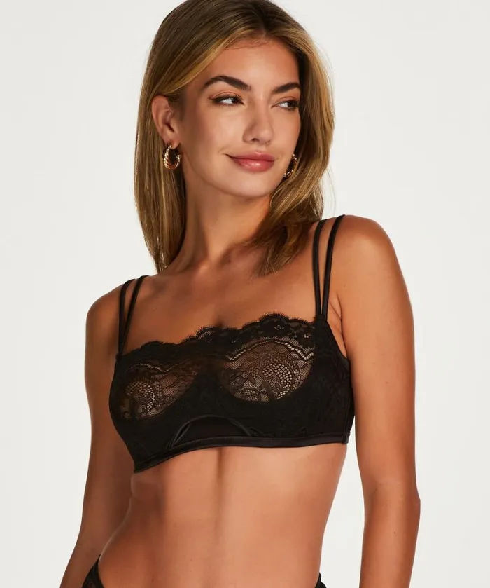 Hunkemller Blaise NonPadded Underwired Bra 8211 Black Black 8211 Women