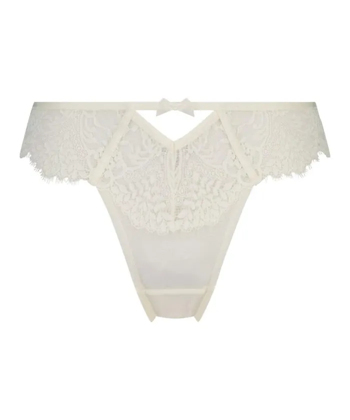 Hunkemller Chlo High Leg Brazilian 8211 White White 8211 Women Hunkemller Chlo High Leg Brazilian 8211 White White 8211 Women