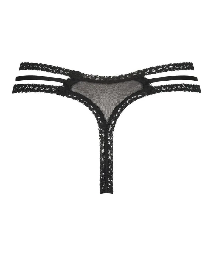 Hunkemller Esther Thong 8211 Black Black 8211 Women Hunkemller Esther Thong 8211 Black Black 8211 Women