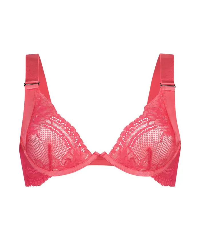 Hunkemller Hana NonPadded Underwired Bra 8211 Pink Pink 8211 Women Hunkemller Hana NonPadded Underwired Bra 8211 Pink Pink 8211 Women
