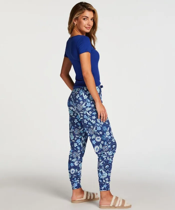 Hunkemller Henley Short Sleeved Pyjama Top 8211 Blue Blue 8211 Women Hunkemller Henley Short Sleeved Pyjama Top 8211 Blue Blue 8211 Women