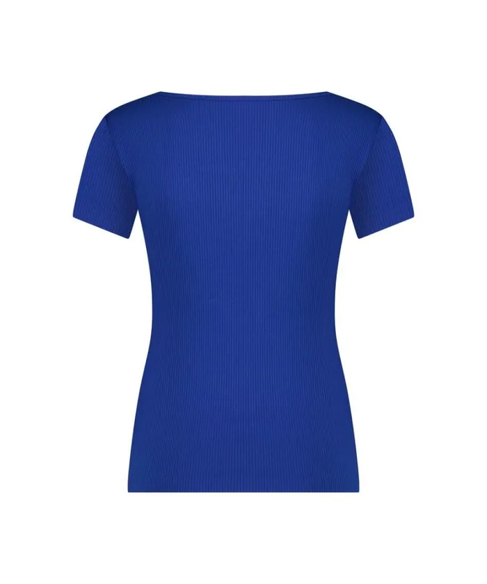 Hunkemller Henley Short Sleeved Pyjama Top 8211 Blue Blue 8211 Women Hunkemller Henley Short Sleeved Pyjama Top 8211 Blue Blue 8211 Women