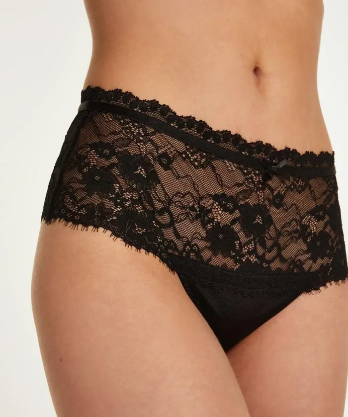 Hunkemller High Boxer Thong Amaka 8211 Black Black 8211 Women Hunkemller High Boxer Thong Amaka 8211 Black Black 8211 Women