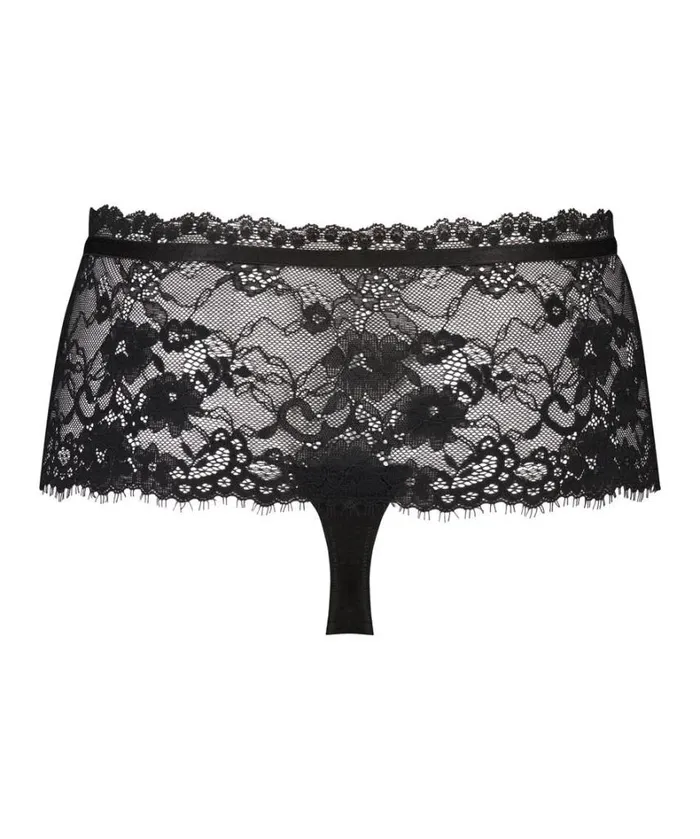 Hunkemller High Boxer Thong Amaka 8211 Black Black 8211 Women Hunkemller High Boxer Thong Amaka 8211 Black Black 8211 Women